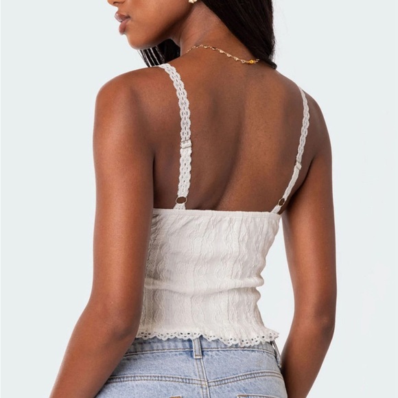 Edikted Lacey Knit Tank Top (Pacsun) - Picture 5 of 5